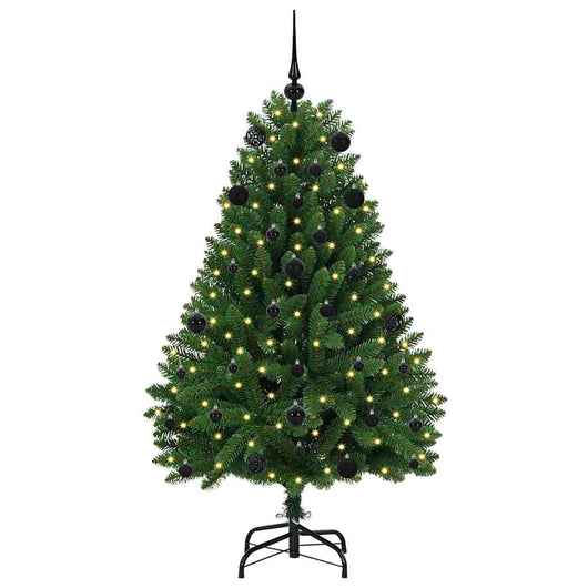 Albero di Natale Artificiale-Albero Natalizio Verde 150 cm PVC e Metallo 469854