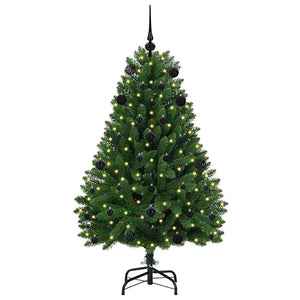 Albero di Natale artificiale Verde 150 cm PVC e Metallo 3395677