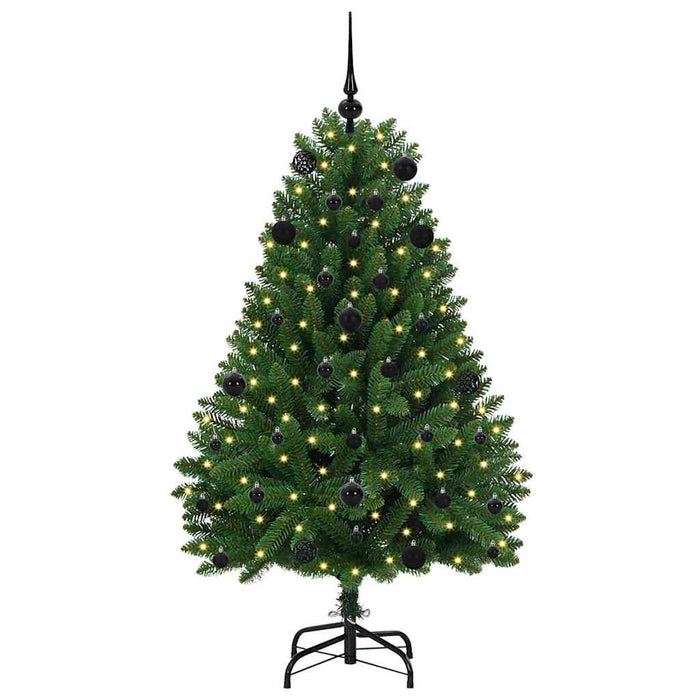 Albero di Natale artificiale Verde 150 cm PVC e Metallo 3395677