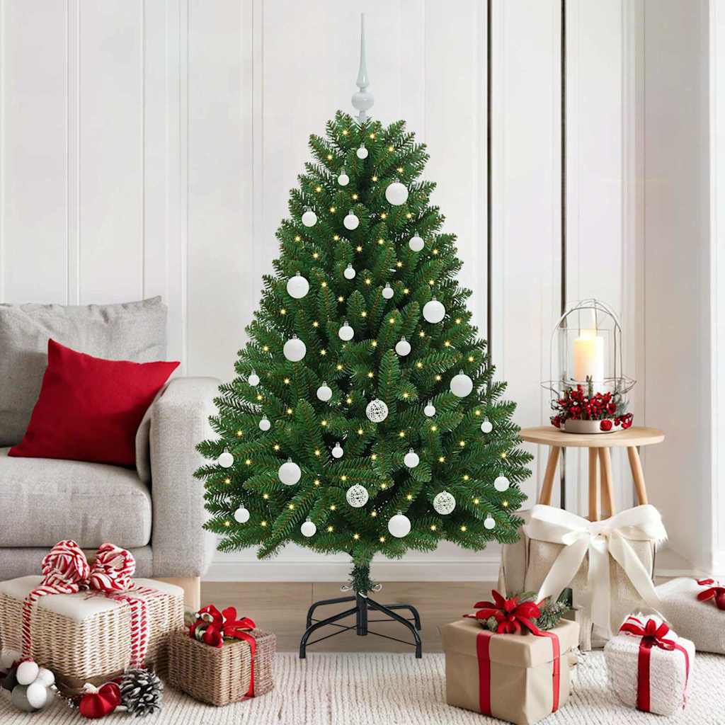 Albero di Natale artificiale Verde 150 cm PVC e Metallo 3395679