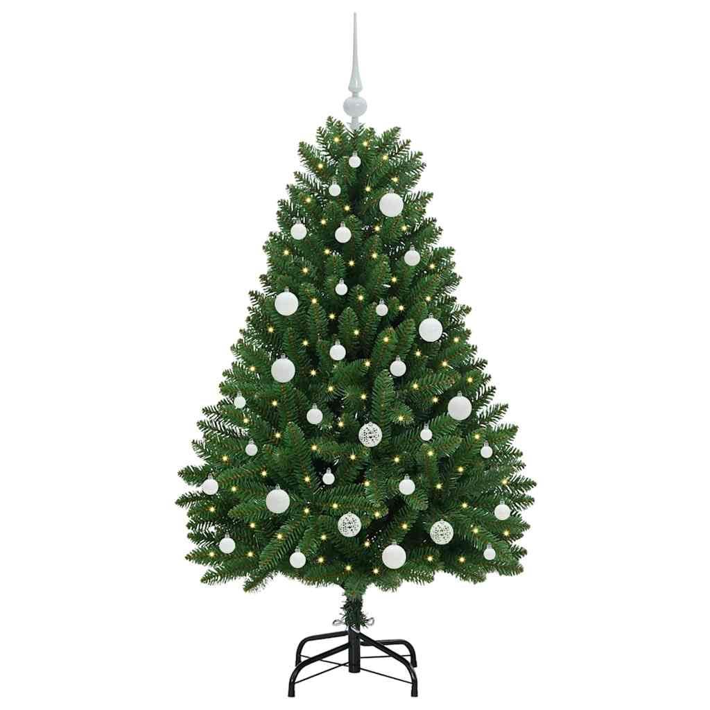 Albero di Natale artificiale Verde 150 cm PVC e Metallo 3395679