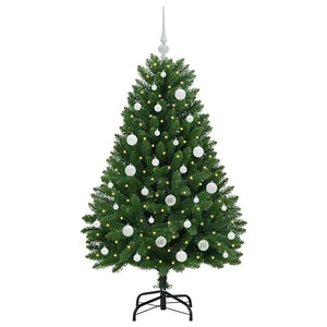Albero di Natale artificiale Verde 150 cm PVC e Metallo 3395679