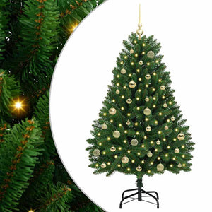 Albero di Natale artificiale Verde 150 cm PVC e Metallo 3395680
