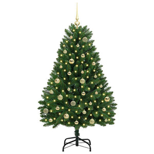 Albero di Natale artificiale Verde 150 cm PVC e Metallo 3395680