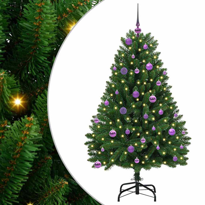 Albero di Natale artificiale Verde 150 cm PVC e Metallo 3395682