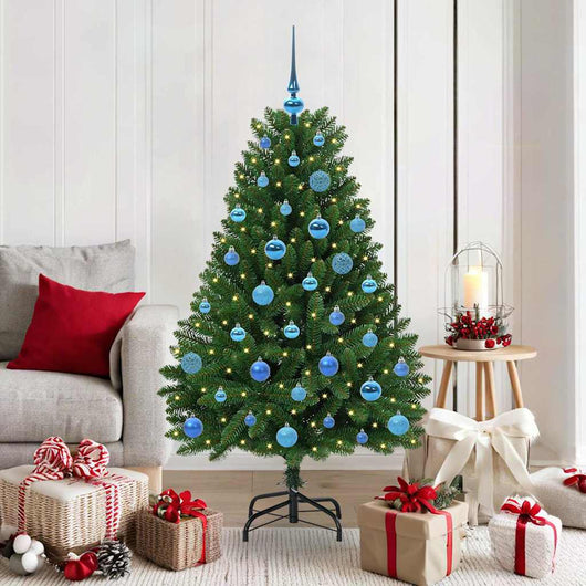 Albero di Natale artificiale Verde 150 cm PVC e Metallo 3395683