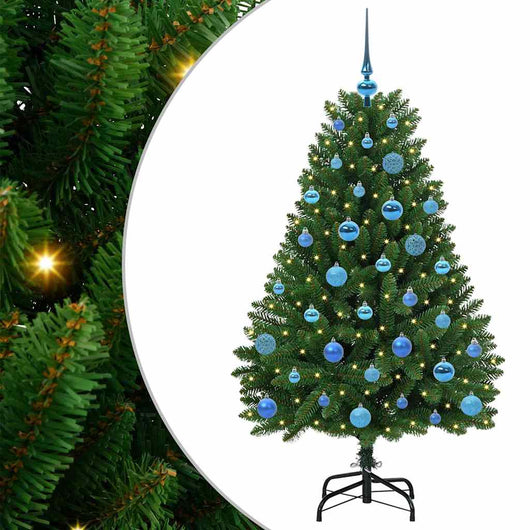 Albero di Natale Artificiale-Albero Natalizio Verde 150 cm PVC e Metallo 202188