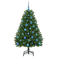 Albero di Natale Artificiale-Albero Natalizio Verde 150 cm PVC e Metallo 202188