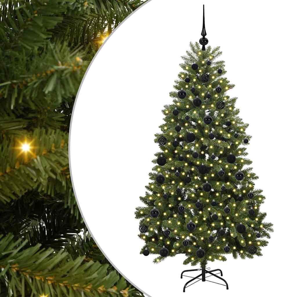 Albero di Natale artificiale Verde 180 cm PVC e Metallo 3395686
