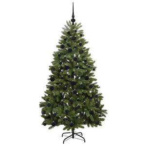 Albero di Natale artificiale Verde 180 cm PVC e Metallo 3395686