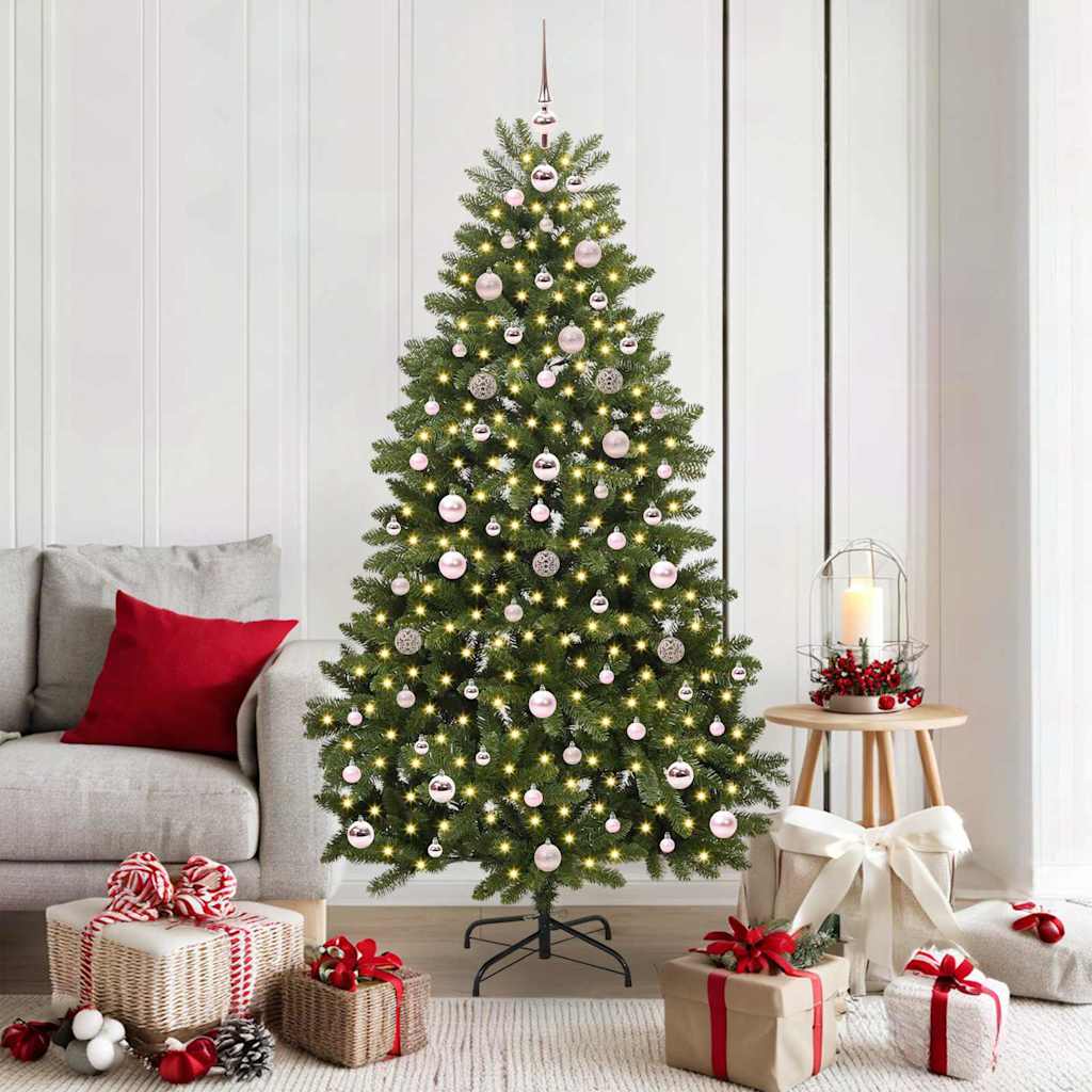 Albero di Natale artificiale Verde 180 cm PVC e Metallo 3395687