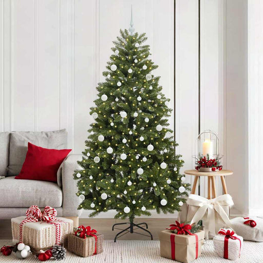 Albero di Natale artificiale Verde 180 cm PVC e Metallo 3395688