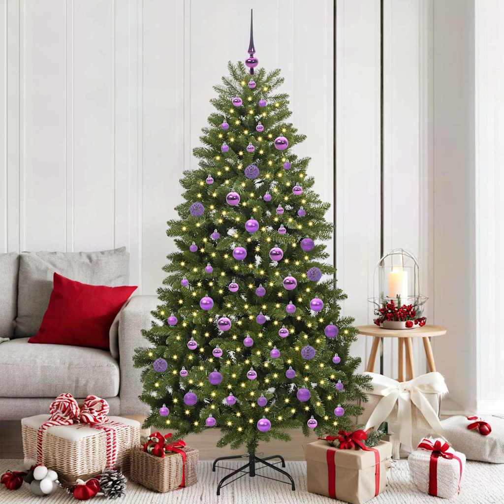 Albero di Natale artificiale Verde 180 cm PVC e Metallo 3395691