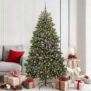 Albero di Natale artificiale Verde 180 cm PVC e Metallo 3395691