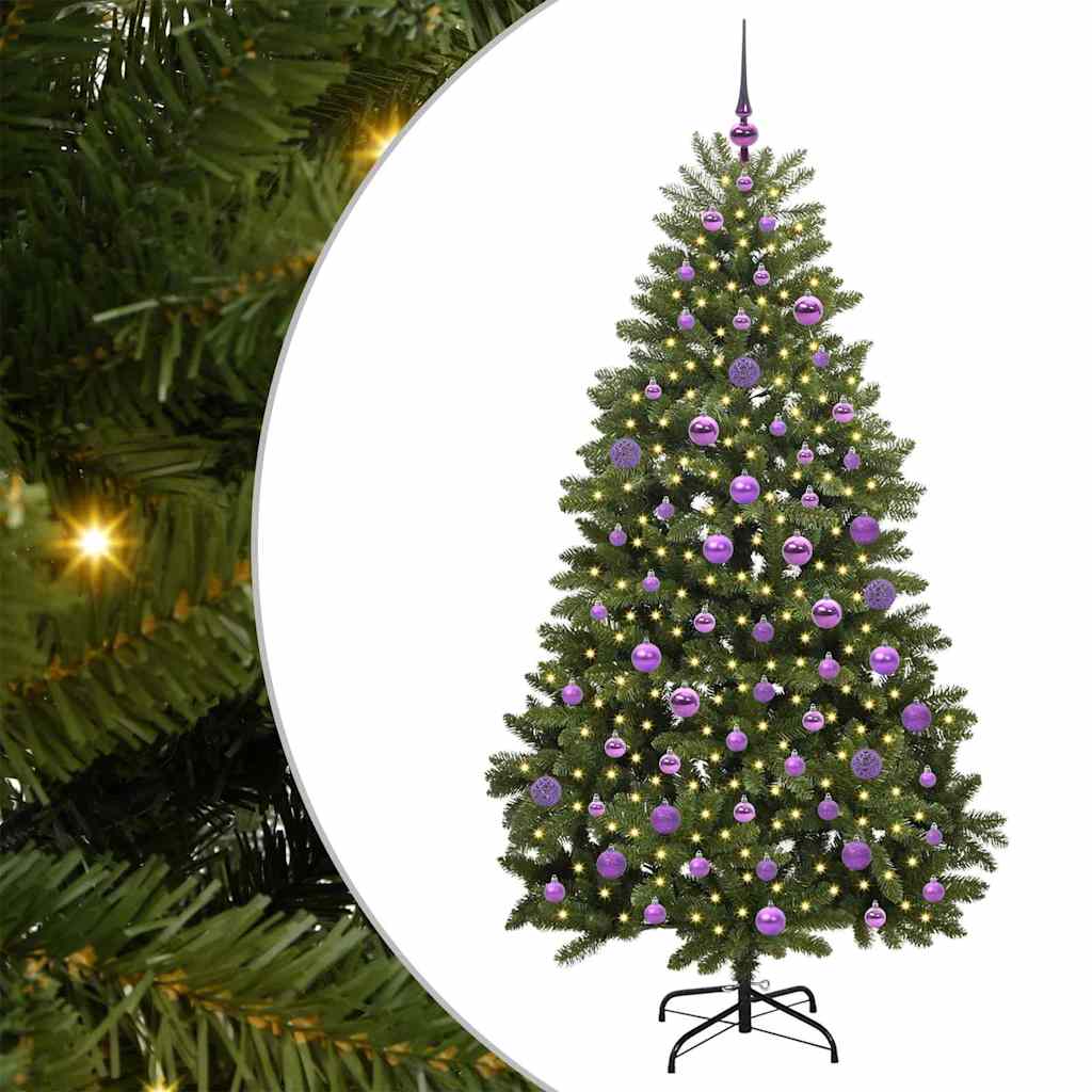 Albero di Natale artificiale Verde 180 cm PVC e Metallo 3395691