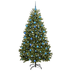 Albero di Natale artificiale Verde 180 cm PVC e Metallo 3395692