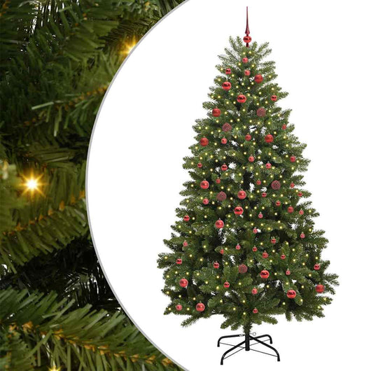 Albero di Natale artificiale Verde 210 cm PVC e Metallo 3395694