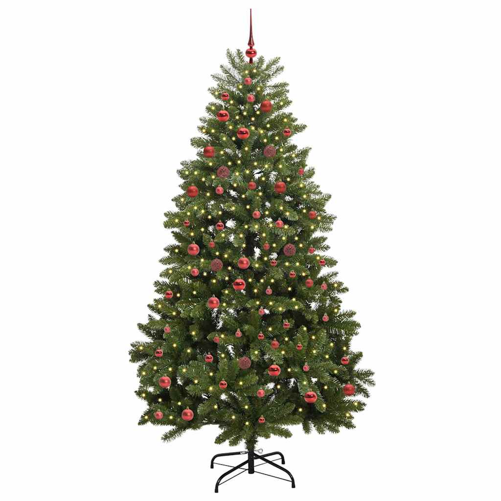 Albero di Natale artificiale Verde 210 cm PVC e Metallo 3395694