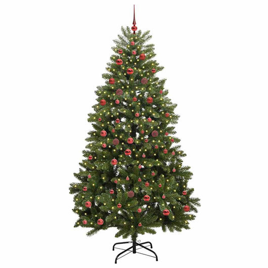 Albero di Natale artificiale Verde 210 cm PVC e Metallo 3395694