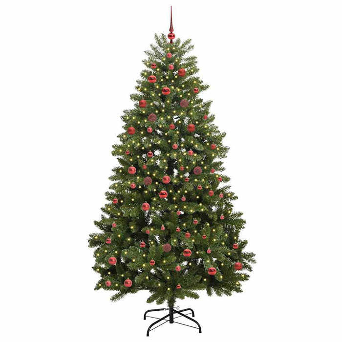 Albero di Natale artificiale Verde 210 cm PVC e Metallo 3395694