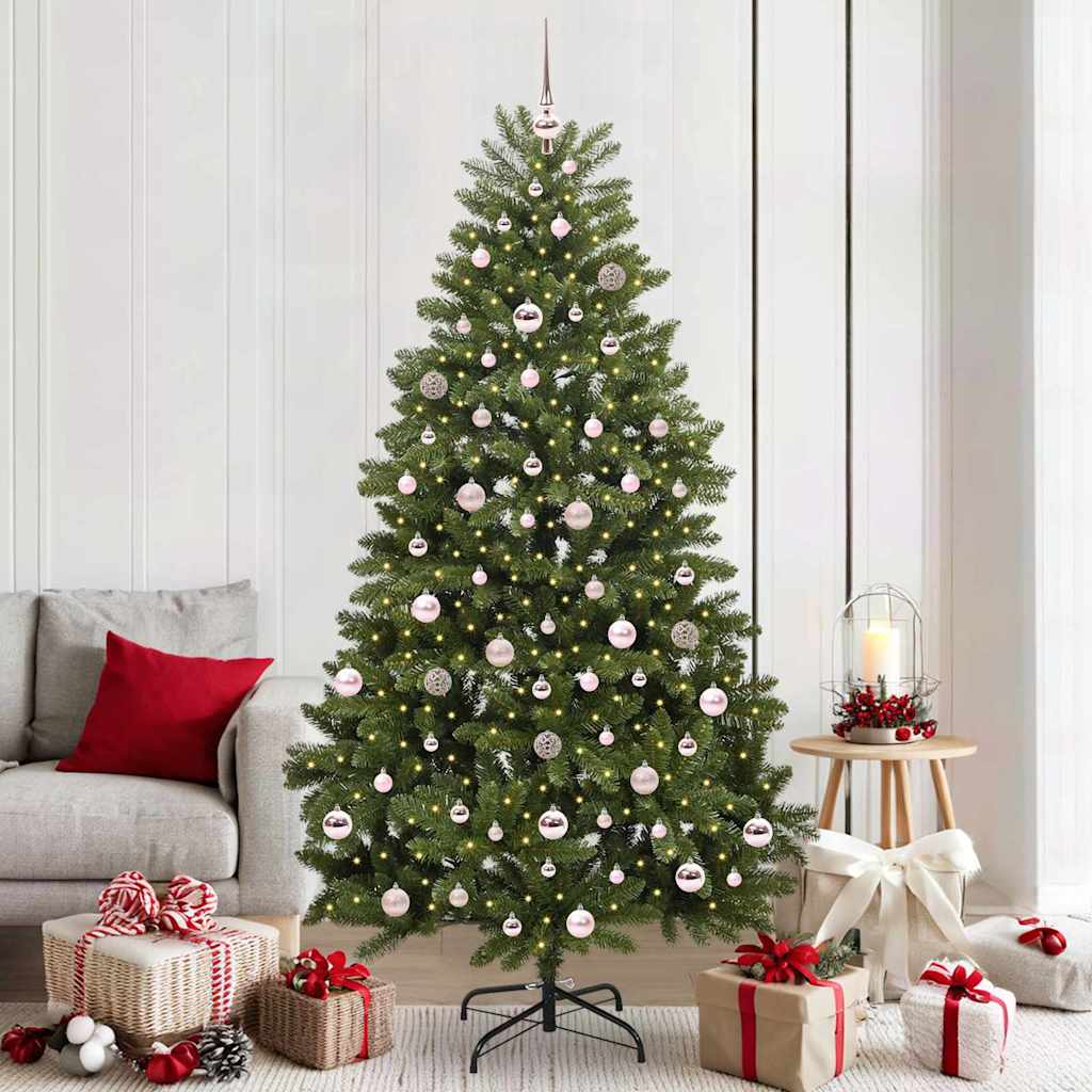 Albero di Natale artificiale Verde 210 cm PVC e Metallo 3395696