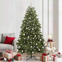 Albero di Natale artificiale Verde 210 cm PVC e Metallo 3395696
