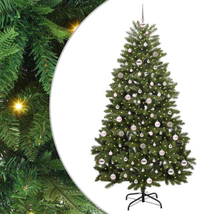 Albero di Natale artificiale Verde 210 cm PVC e Metallo 3395696