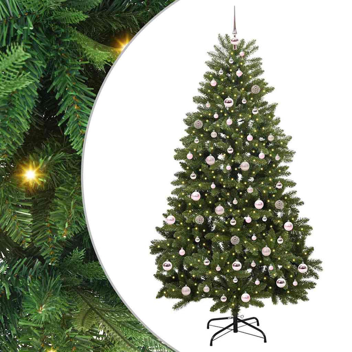 Albero di Natale artificiale Verde 210 cm PVC e Metallo 3395696