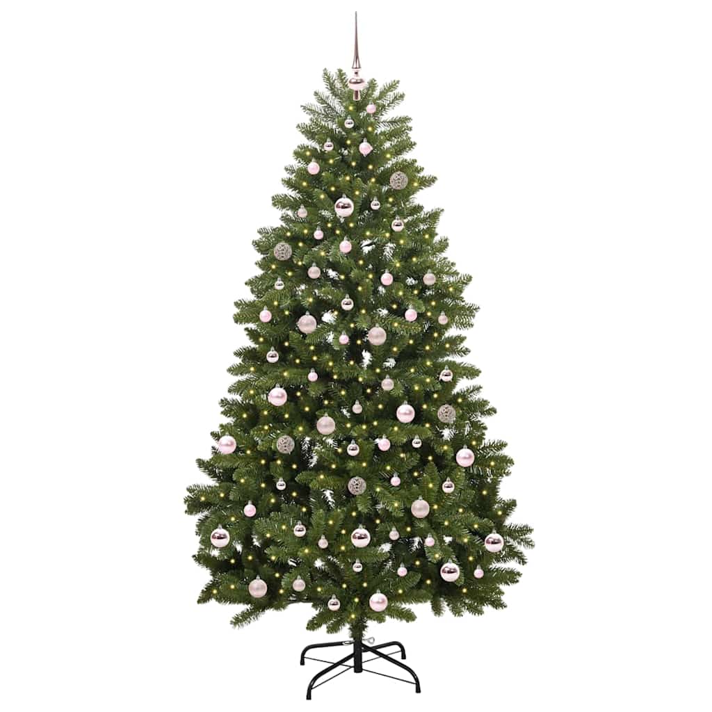 Albero di Natale artificiale Verde 210 cm PVC e Metallo 3395696