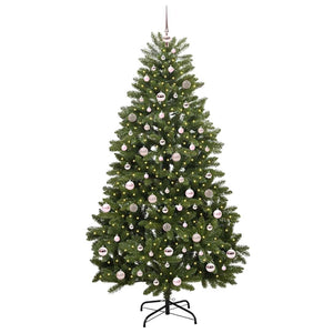 Albero di Natale artificiale Verde 210 cm PVC e Metallo 3395696
