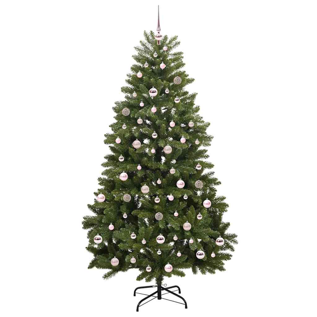 Albero di Natale artificiale Verde 210 cm PVC e Metallo 3395696
