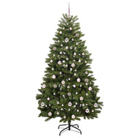 Albero di Natale artificiale Verde 210 cm PVC e Metallo 3395696