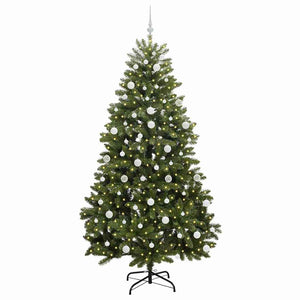 Albero di Natale artificiale Verde 210 cm PVC e Metallo 3395697