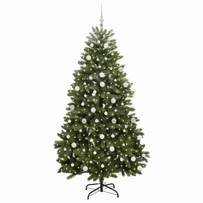 Albero di Natale artificiale Verde 210 cm PVC e Metallo 3395697