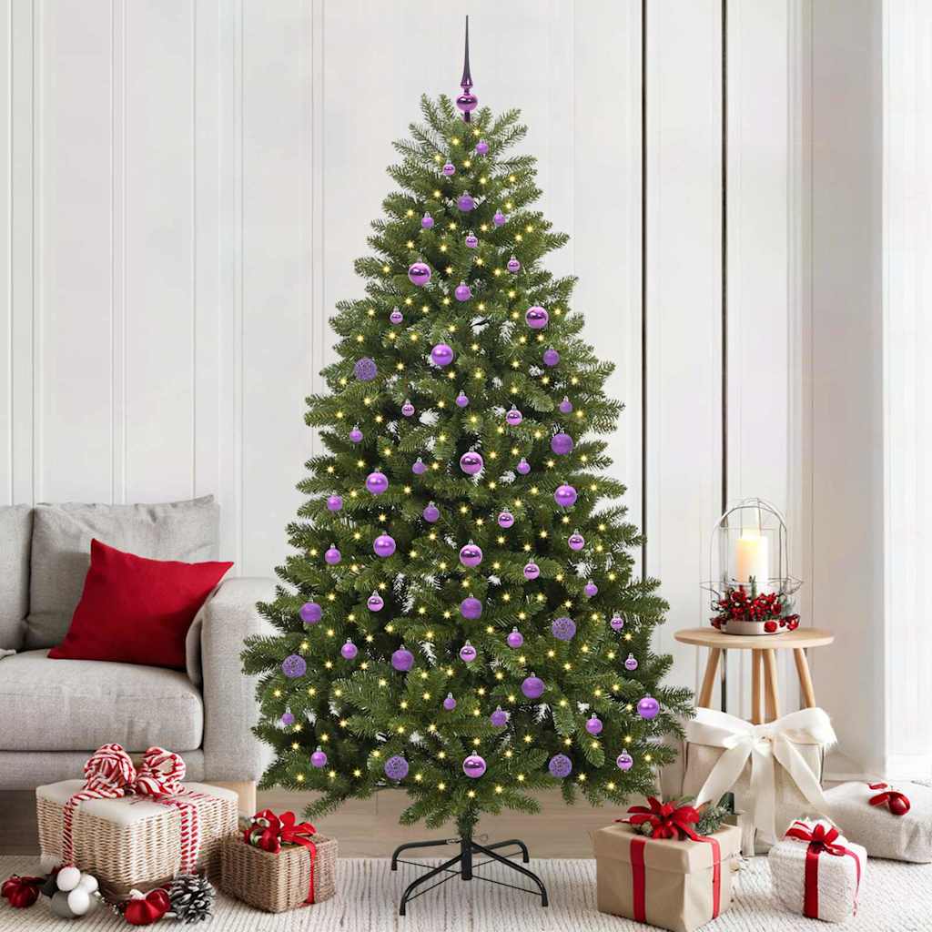 Albero di Natale artificiale Verde 210 cm PVC e Metallo 3395700