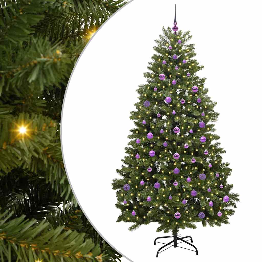 Albero di Natale artificiale Verde 210 cm PVC e Metallo 3395700
