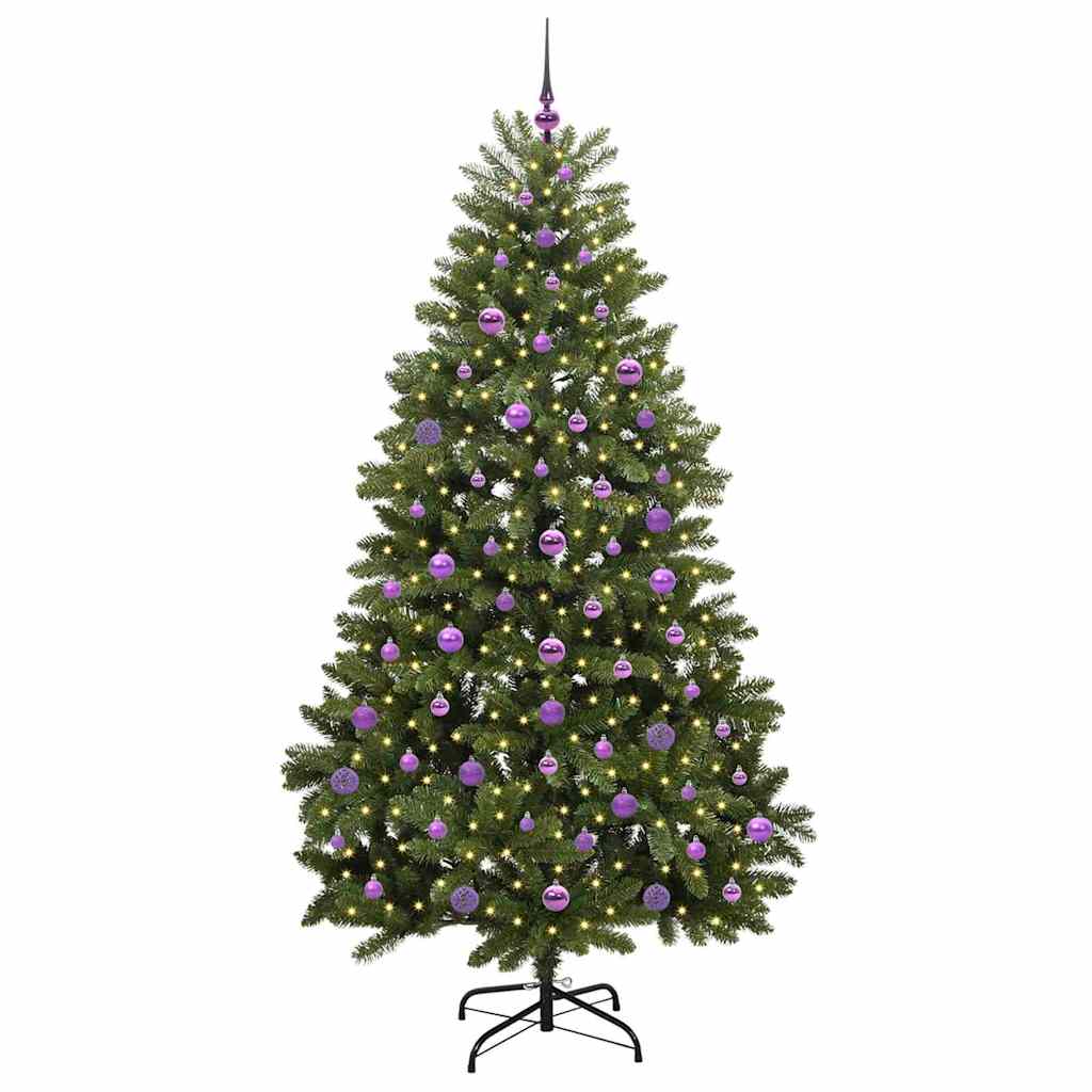 Albero di Natale artificiale Verde 210 cm PVC e Metallo 3395700