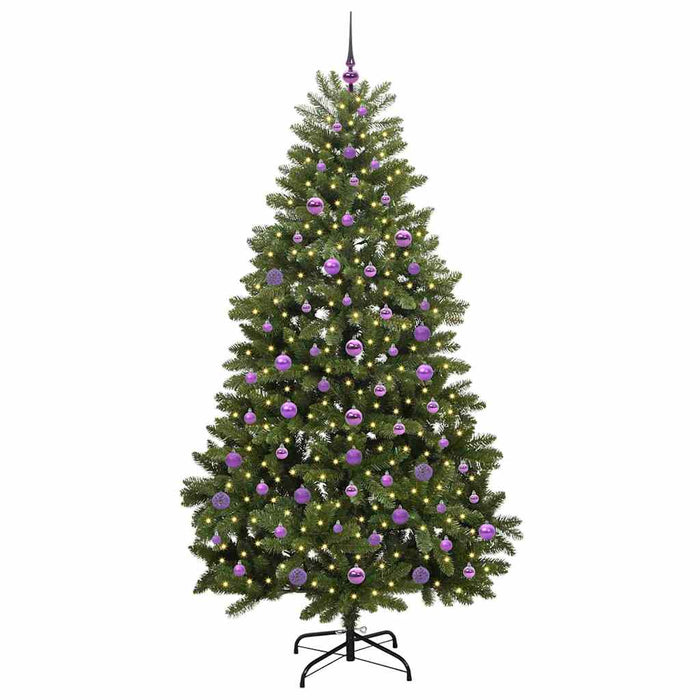 Albero di Natale artificiale Verde 210 cm PVC e Metallo 3395700