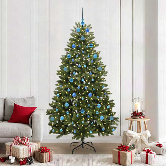 Albero di Natale artificiale Verde 210 cm PVC e Metallo 3395701