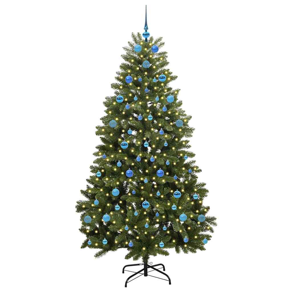 Albero di Natale artificiale Verde 210 cm PVC e Metallo 3395701