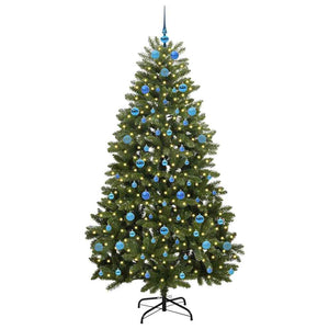 Albero di Natale artificiale Verde 210 cm PVC e Metallo 3395701