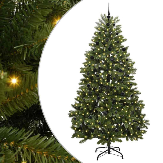 Albero di Natale artificiale Verde 240 cm PVC e Metallo 3395704