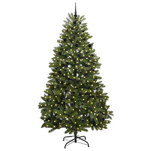 Albero di Natale artificiale Verde 240 cm PVC e Metallo 3395704