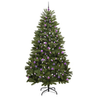 Albero di Natale artificiale Verde 240 cm PVC e Metallo 3395709