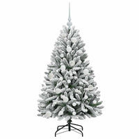 Albero di Natale artificiale Verde e Bianco 120 cm 3395733