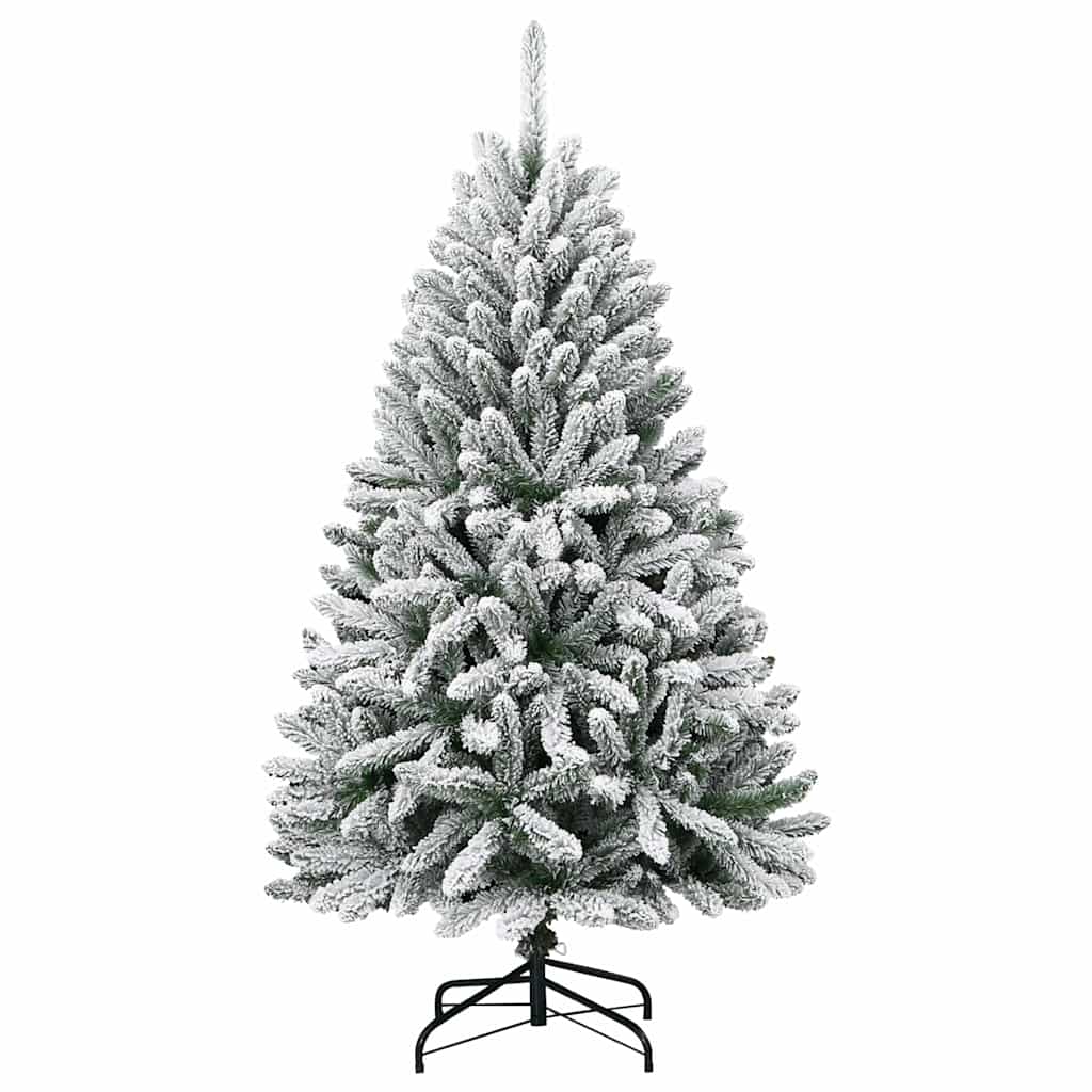Albero di Natale Artificiale-Albero Natalizio con 150 LED Verde e Bianco 120 cm 921574