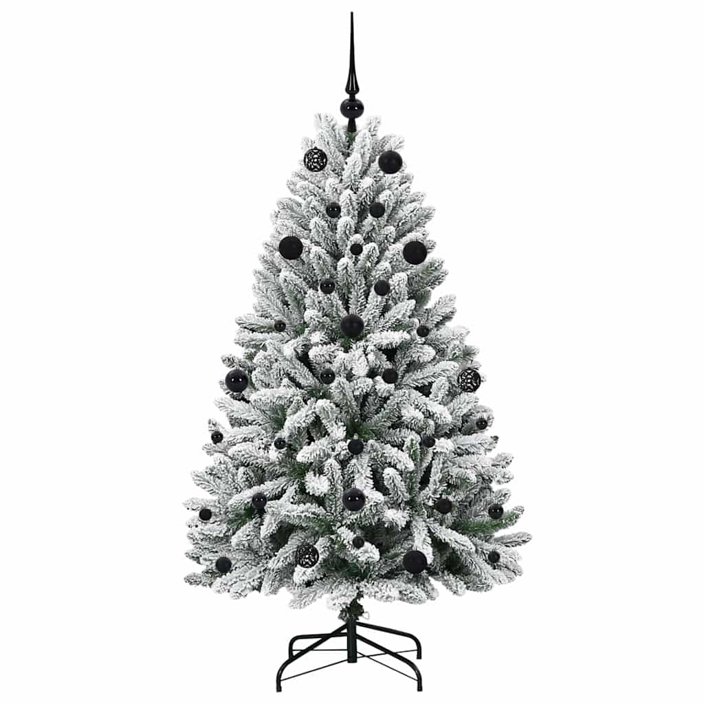 Albero di Natale artificiale Verde e Bianco 150 cm 3395740