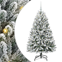 Albero di Natale artificiale Verde e Bianco 150 cm 3395742