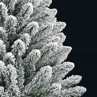 Albero di Natale artificiale Verde e Bianco 150 cm 3395746