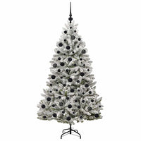 Albero di Natale artificiale Verde e Bianco 180 cm 3395749